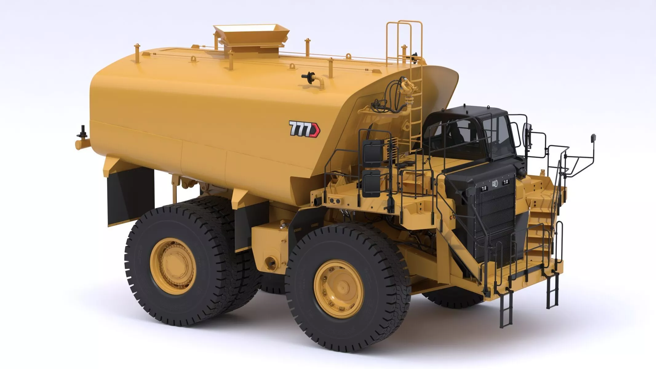 Cat 777 Water Truck 3D model