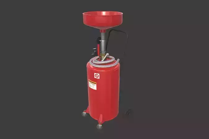 Oil Collector Low-poly 3D model