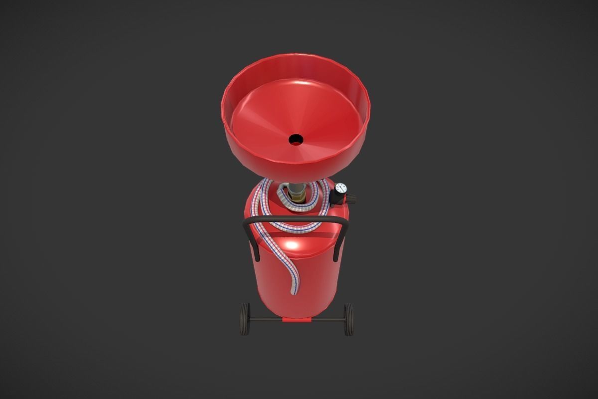 Oil Collector Low-poly 3D model_11