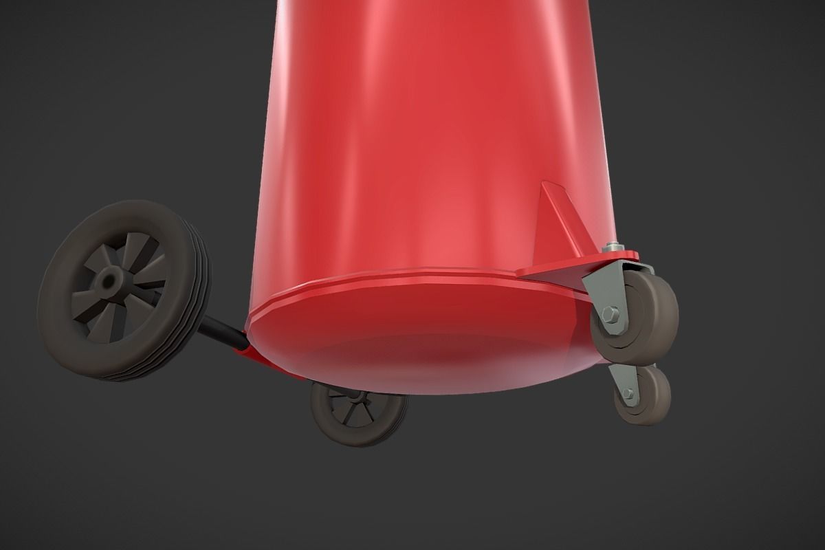 Oil Collector Low-poly 3D model_12