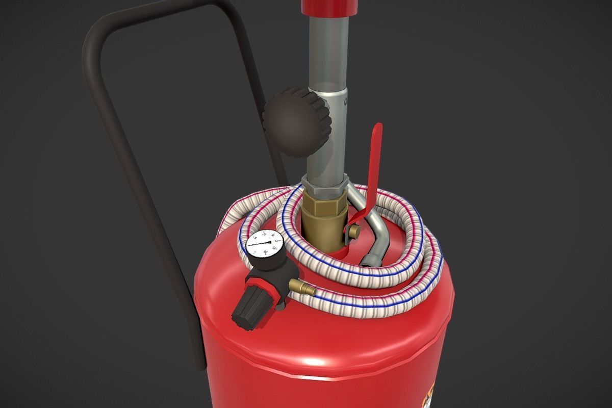 Oil Collector Low-poly 3D model_7