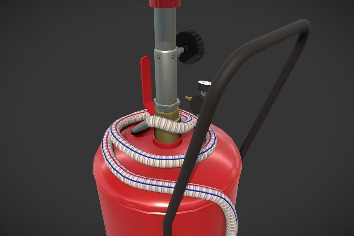 Oil Collector Low-poly 3D model_9