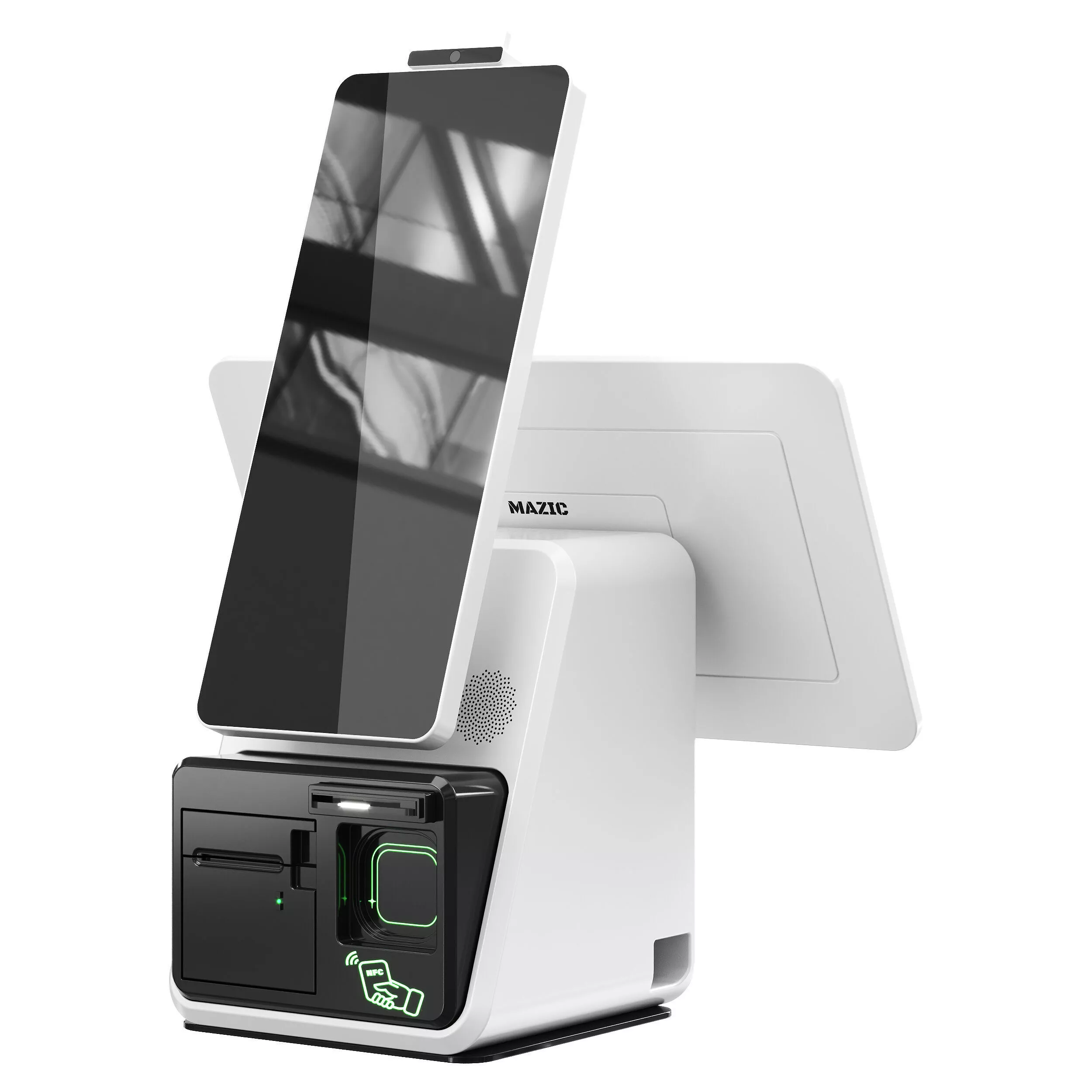 Payment kiosk Low-poly 3D model