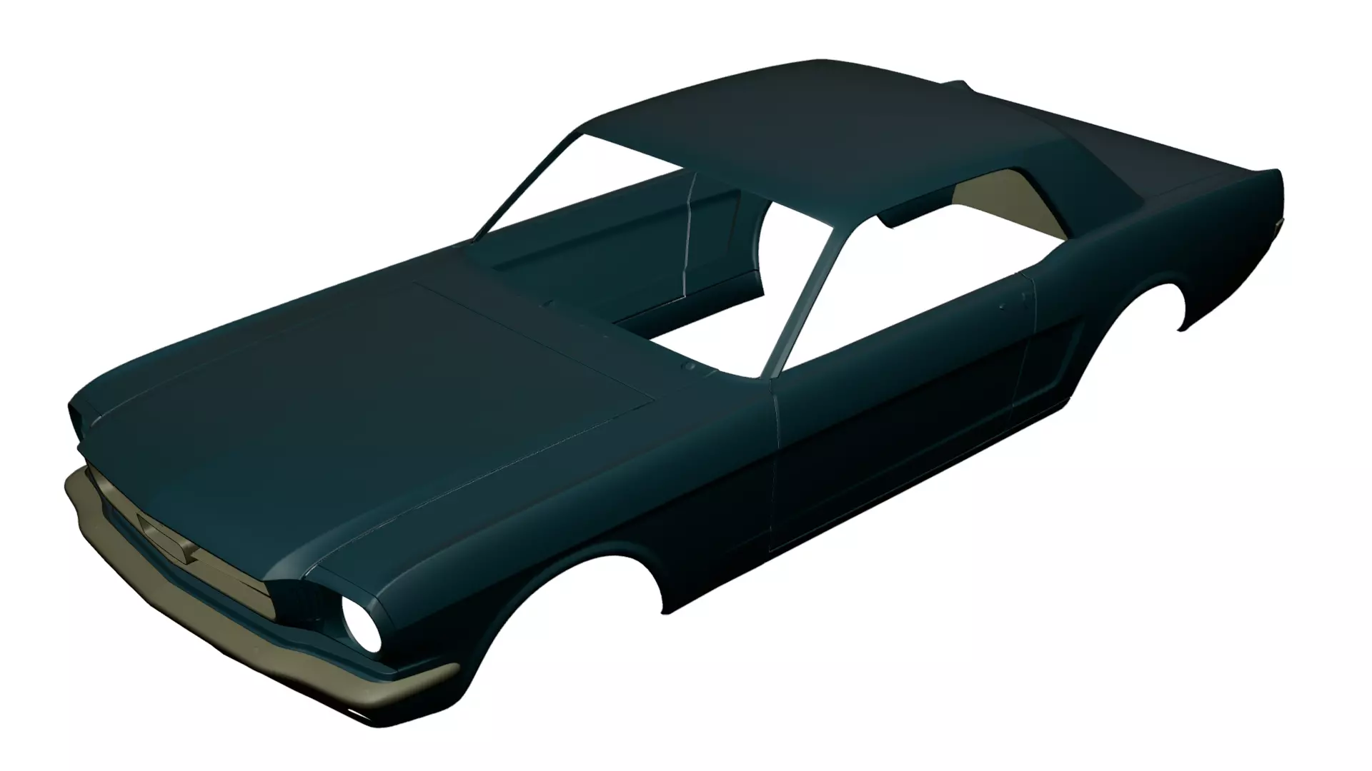 Ford Mustang 1965 3D print model