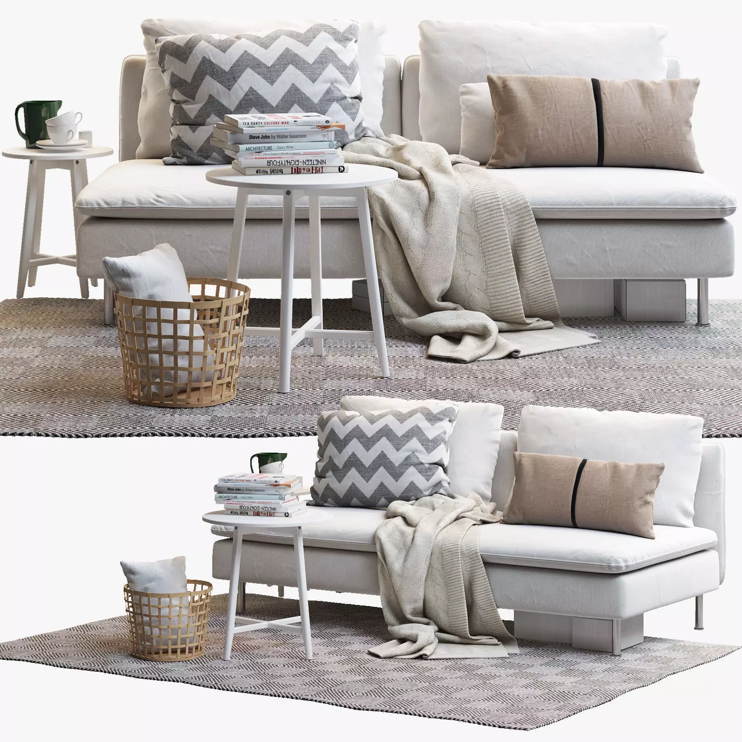 SODERHAMN Two-seat sofa Ikea 3D model