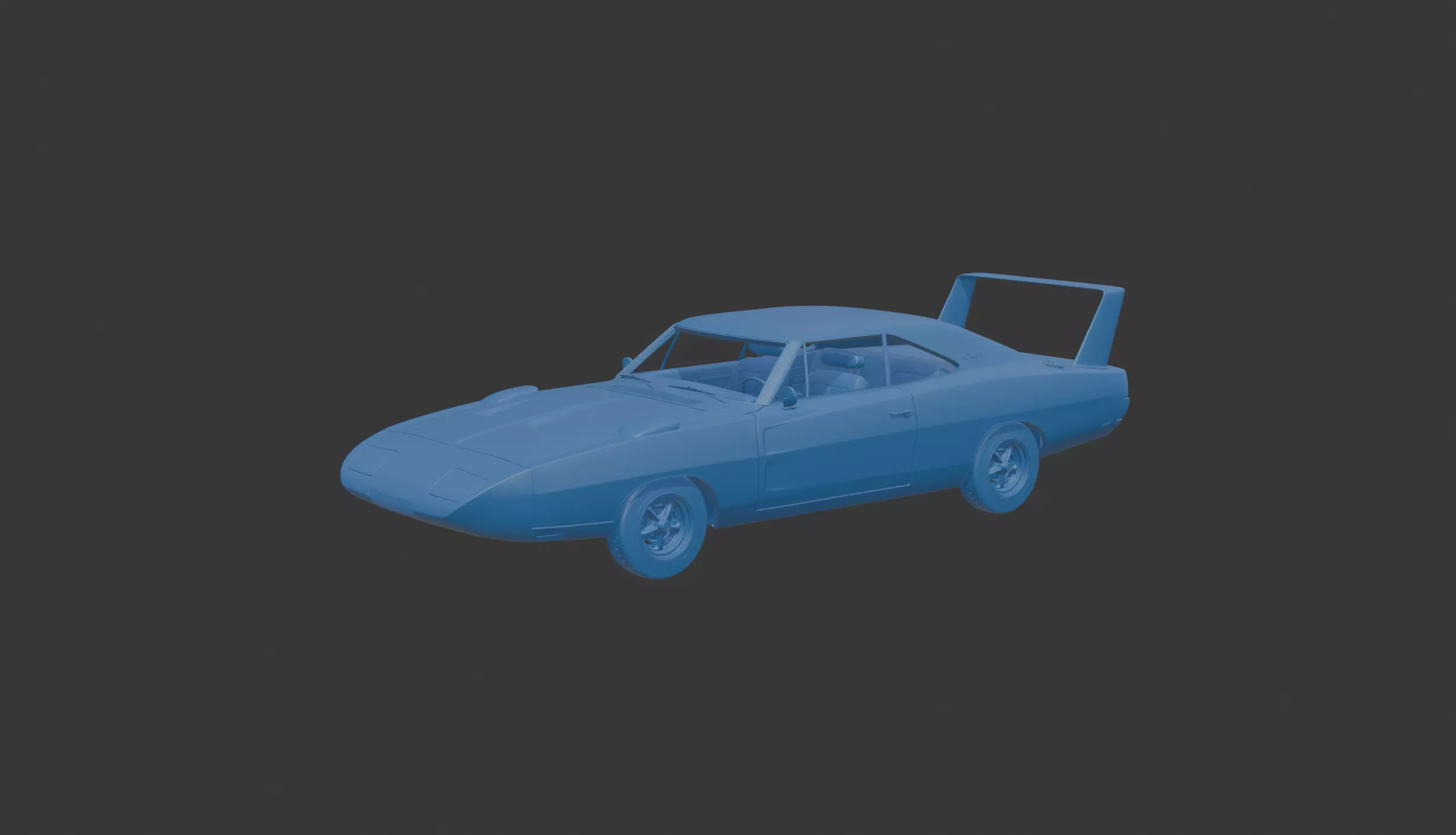 Dodge Charger Daytona 1969 3D PRINT MODEL 3D print model