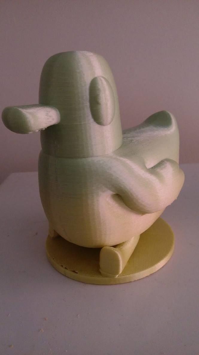 sarah and duck  3D print model_24