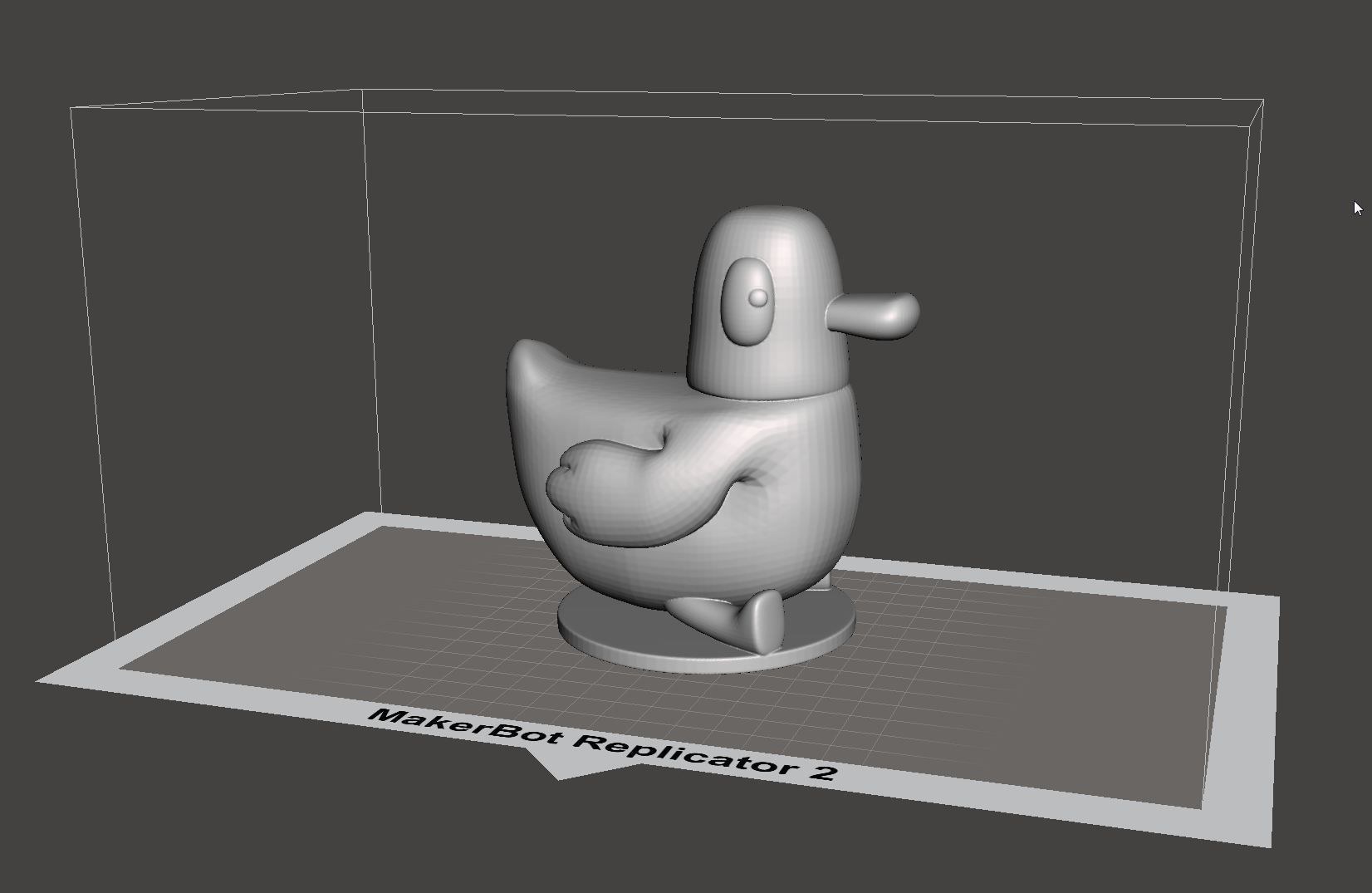 sarah and duck  3D print model_13