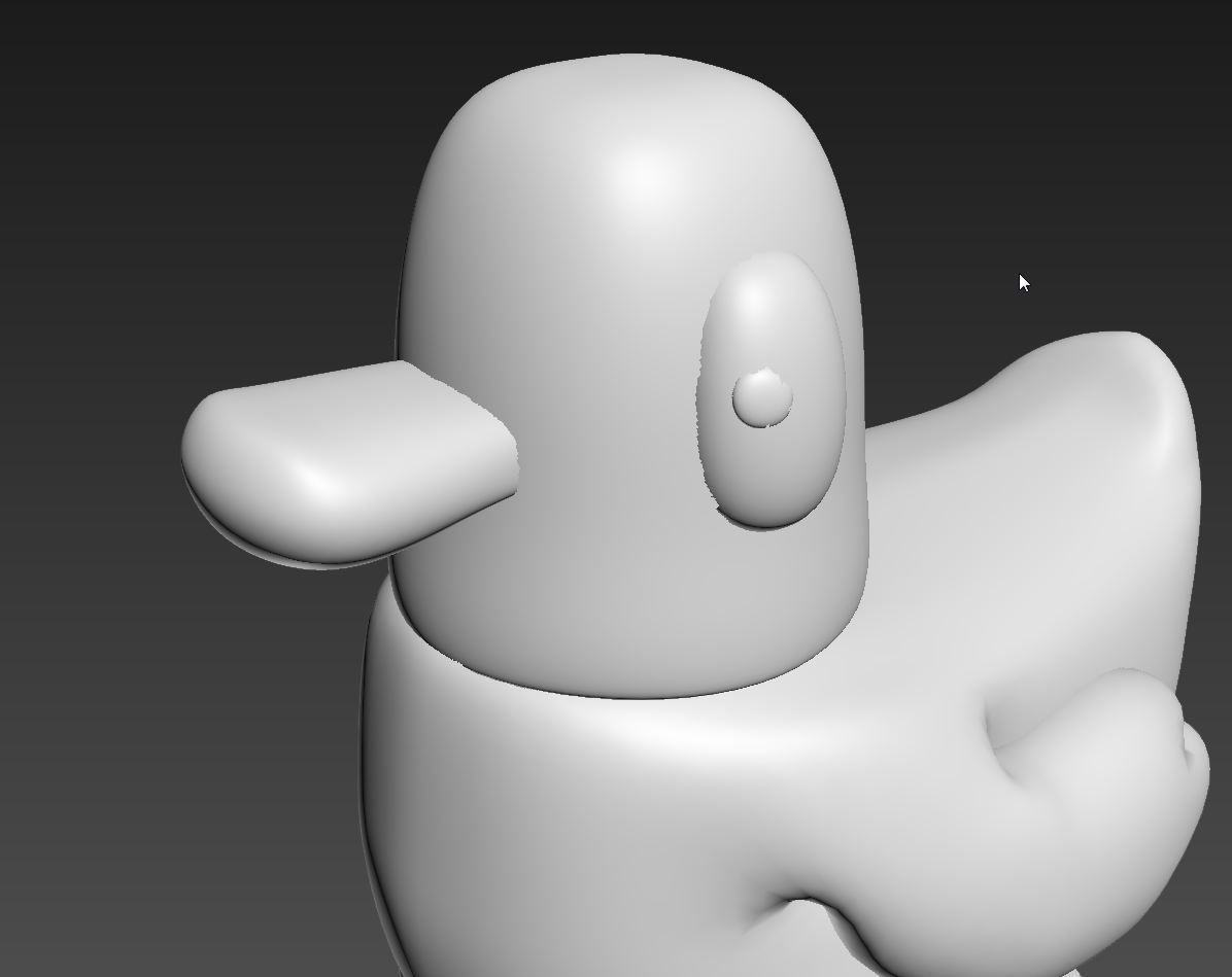 sarah and duck  3D print model_6