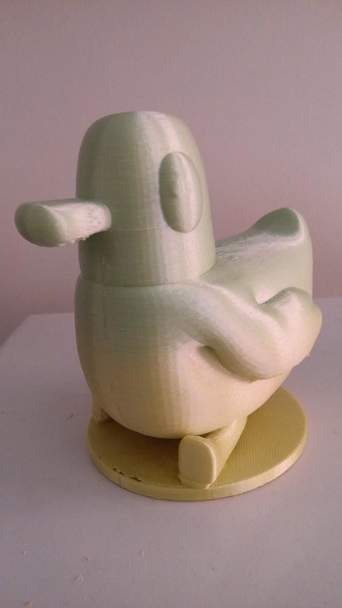 sarah and duck  3D print model_22
