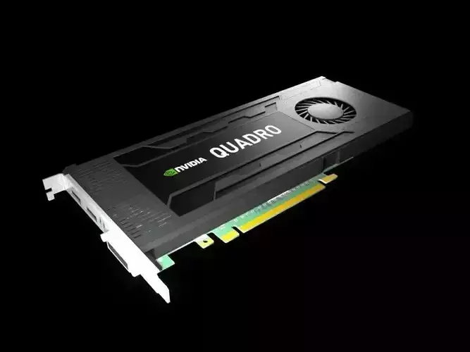nvidia quadro k4200 graphic card Free 3D model