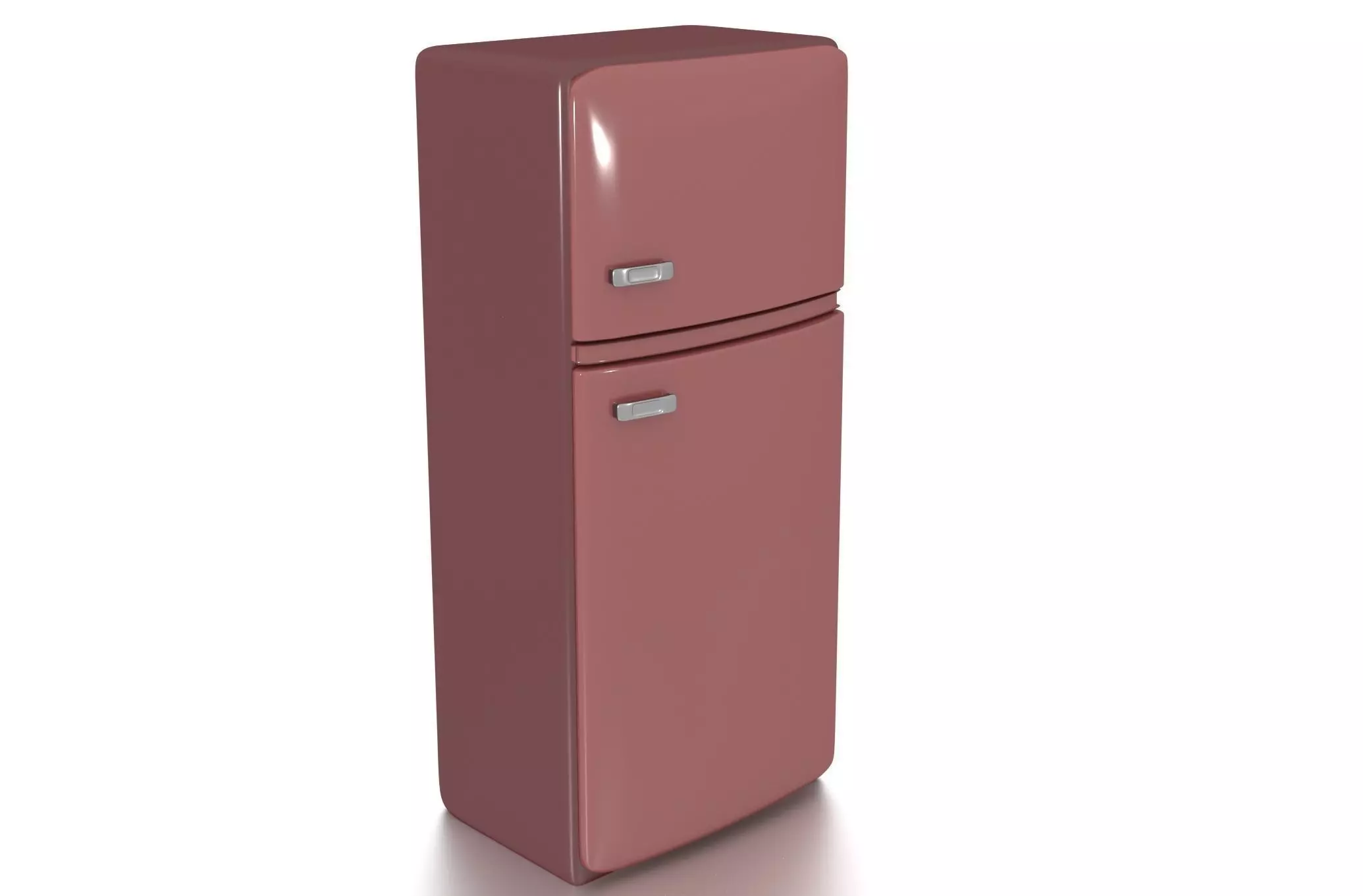 Fridge refrigerator Free low-poly 3D model_0