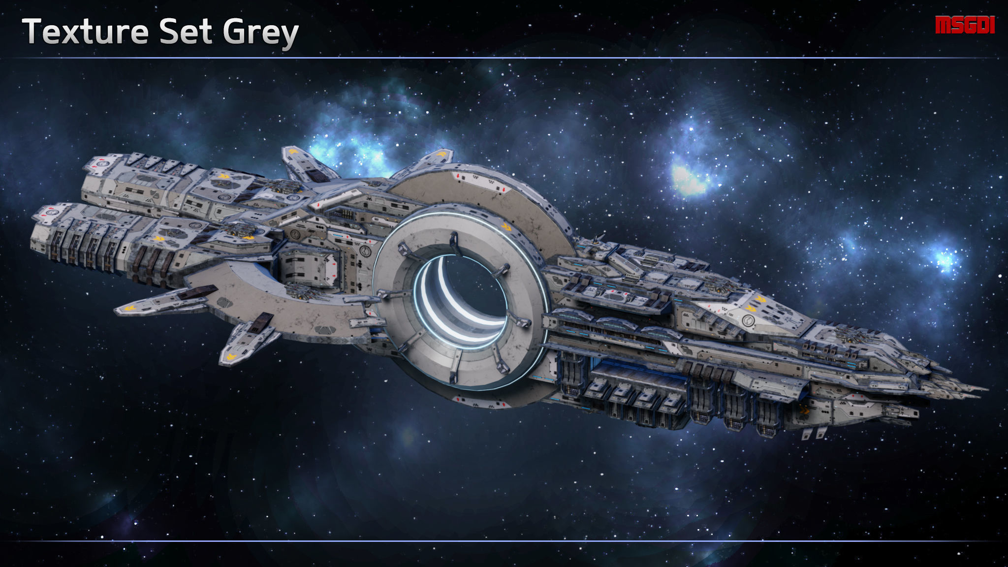 Spaceship Dreadnought Exodus Low-poly 3D model_10