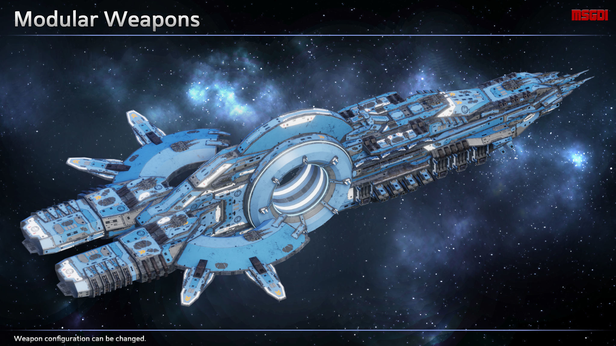 Spaceship Dreadnought Exodus Low-poly 3D model_5