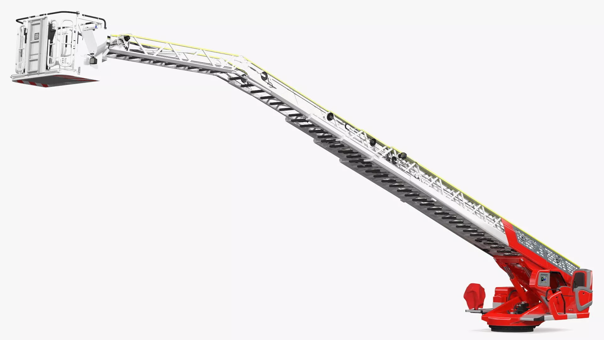 Turntable Ladder Rigged 3D model