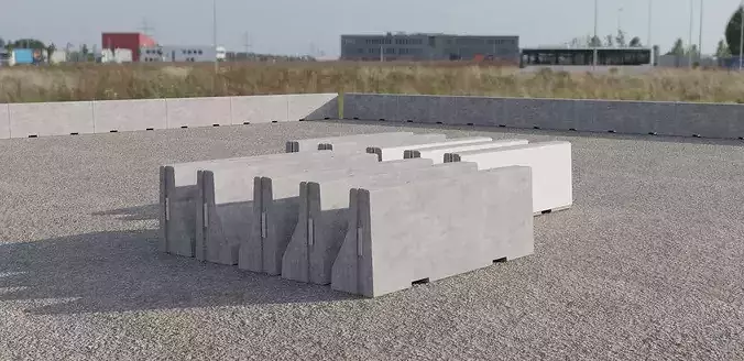 Concrete Barriers Type L 110x300 
