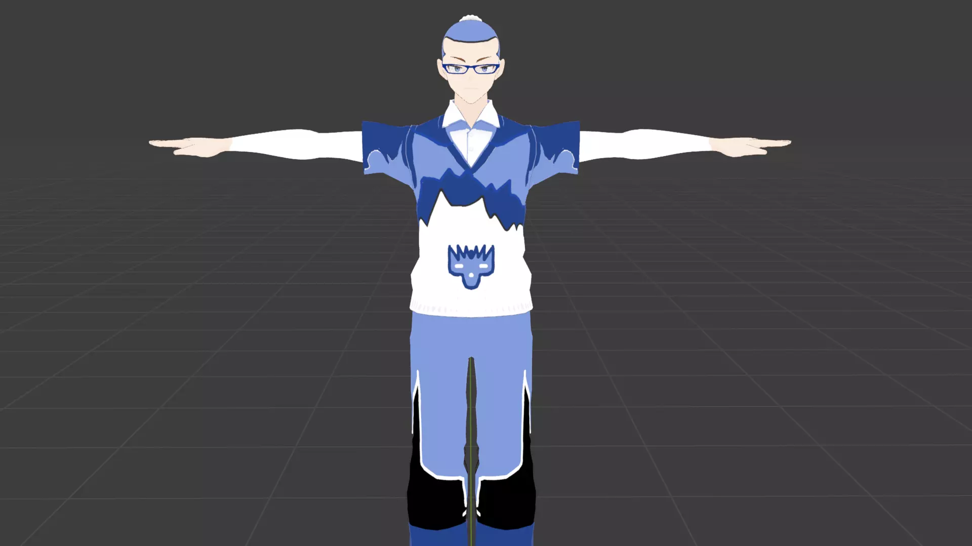 Anime Male Character 3D Mode 3D model