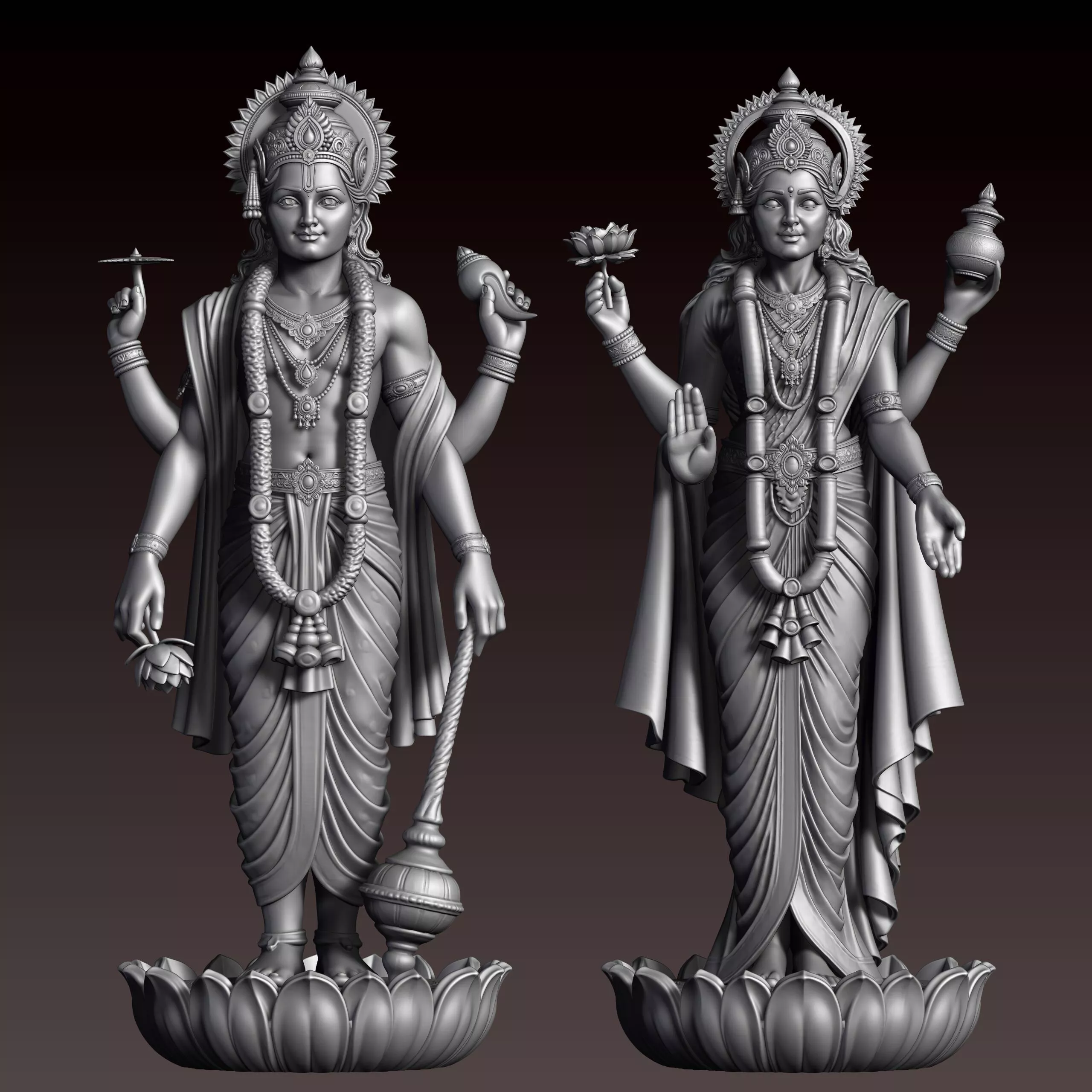 Laxmi Narayan Ji 3D print model