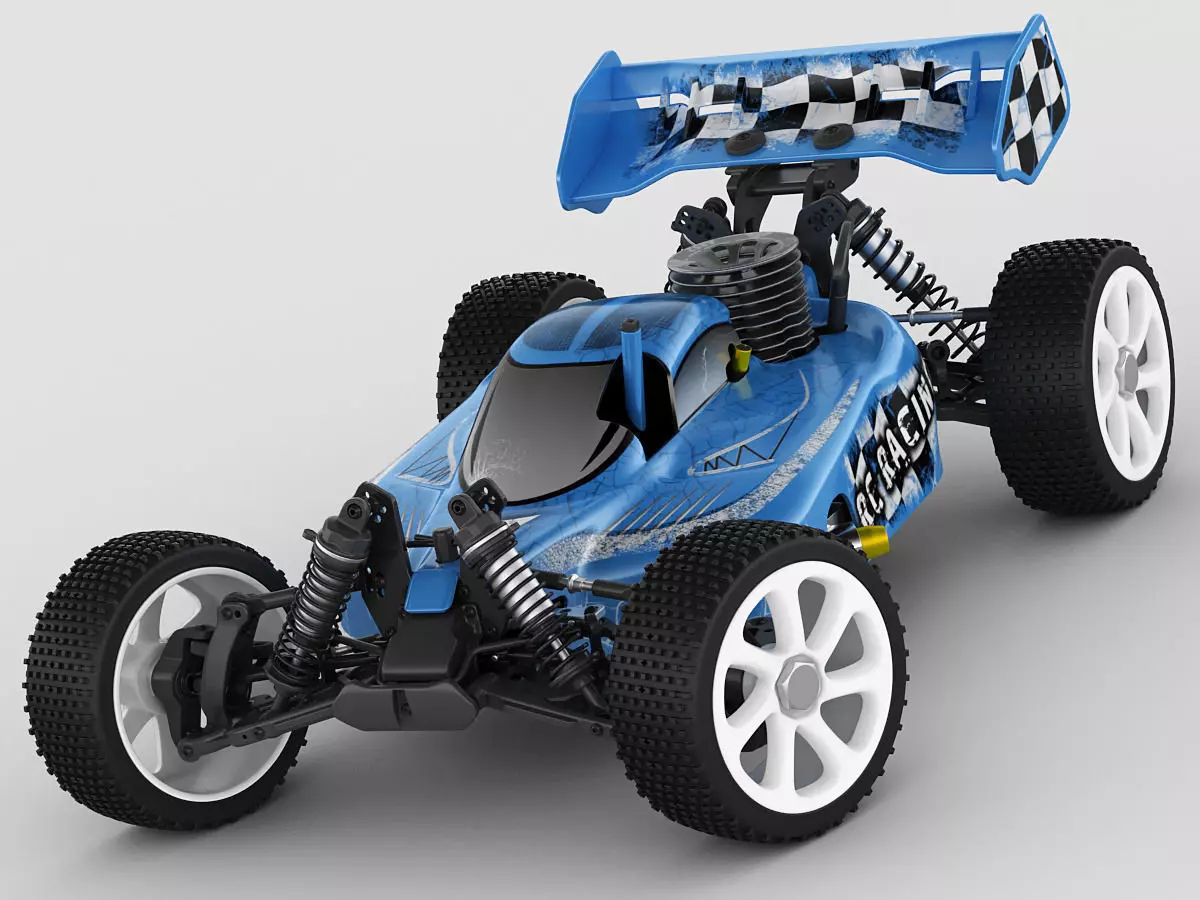 RC buggy model 3D model