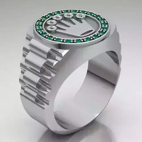 MEN WATCH RING REF-98 3D print model