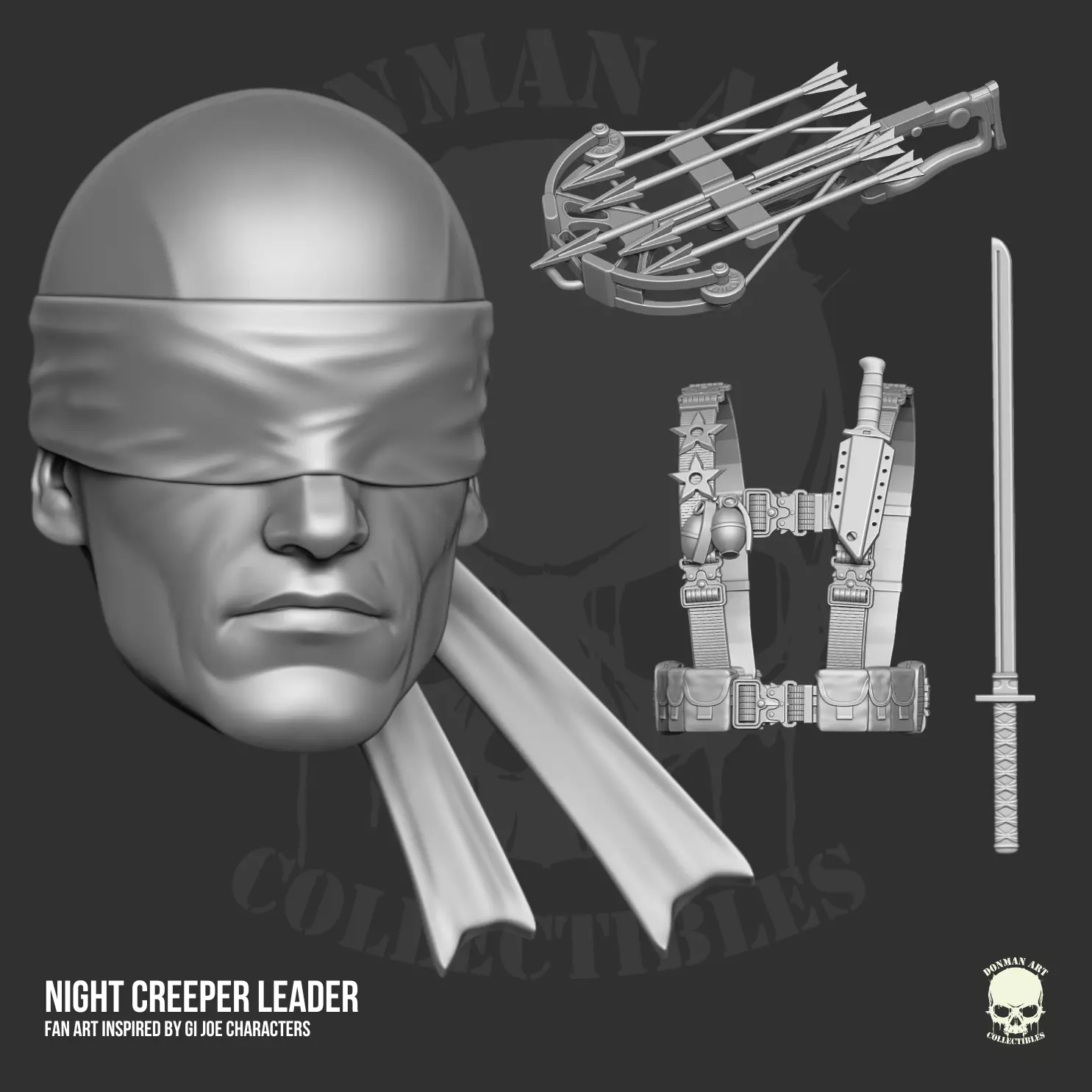 NIGHT CREEPER LEADER Fan Art 3D Printable For Action Figures 3D print model