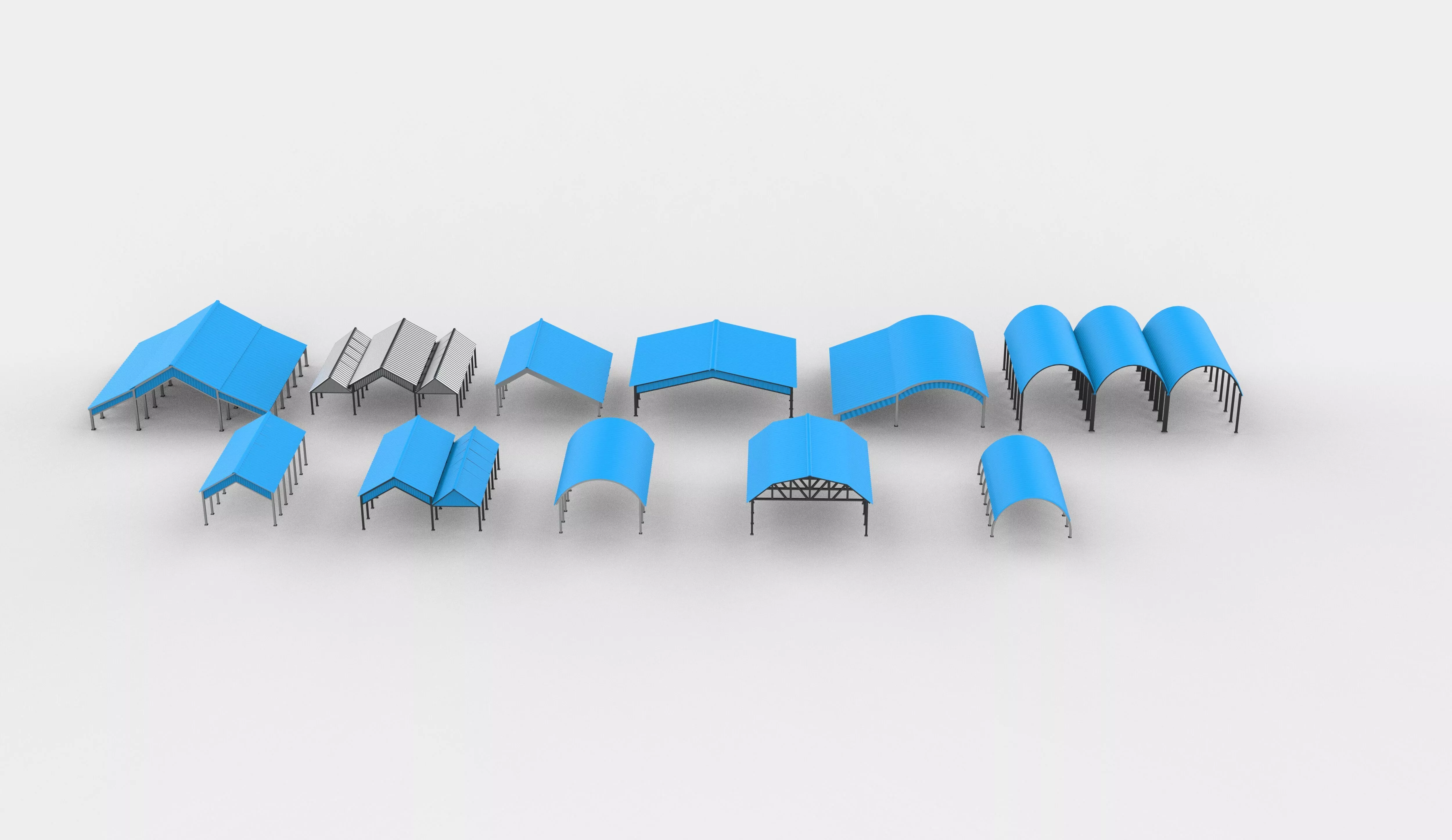 warehouses set all 3D model