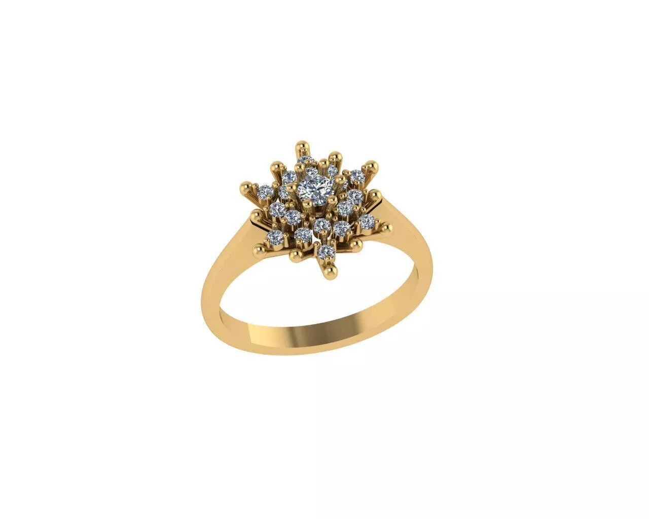Solitaire Diamond Rings 3D print model