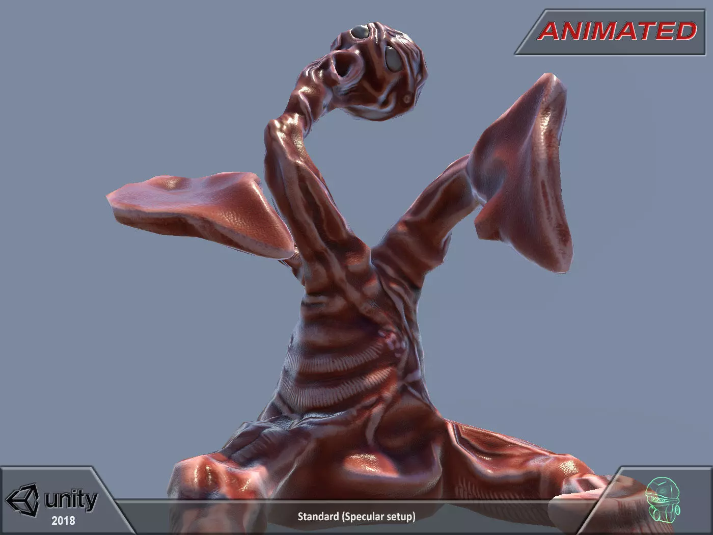 Fantasy character 00--Mutactopus Free low-poly 3D model