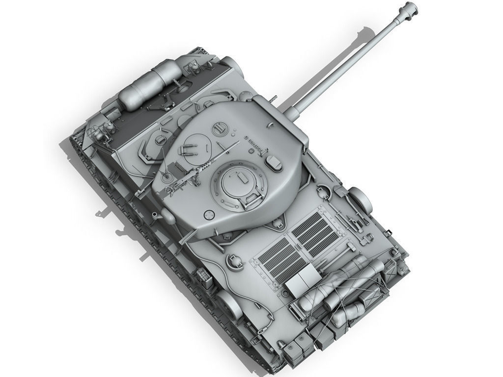 M4A3E8 - Sherman - Easy Eight 3D model_10