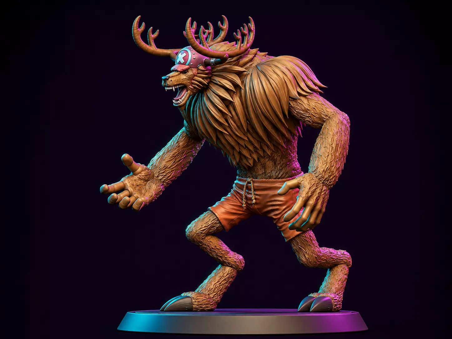 Tony Tony Chopper Monster Point STL 3D print model