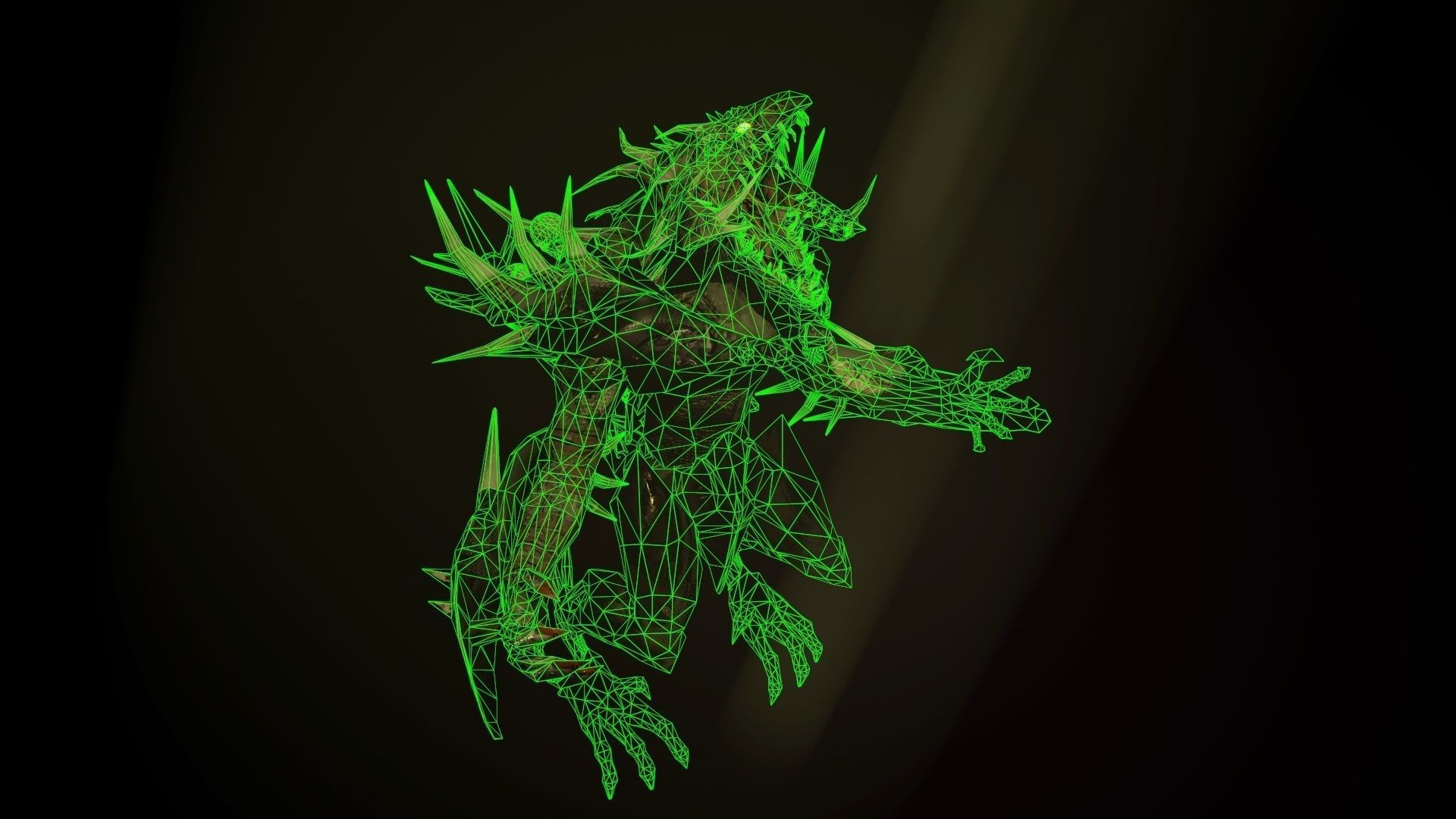 Packing fantastic creatures Low-poly 3D model_31