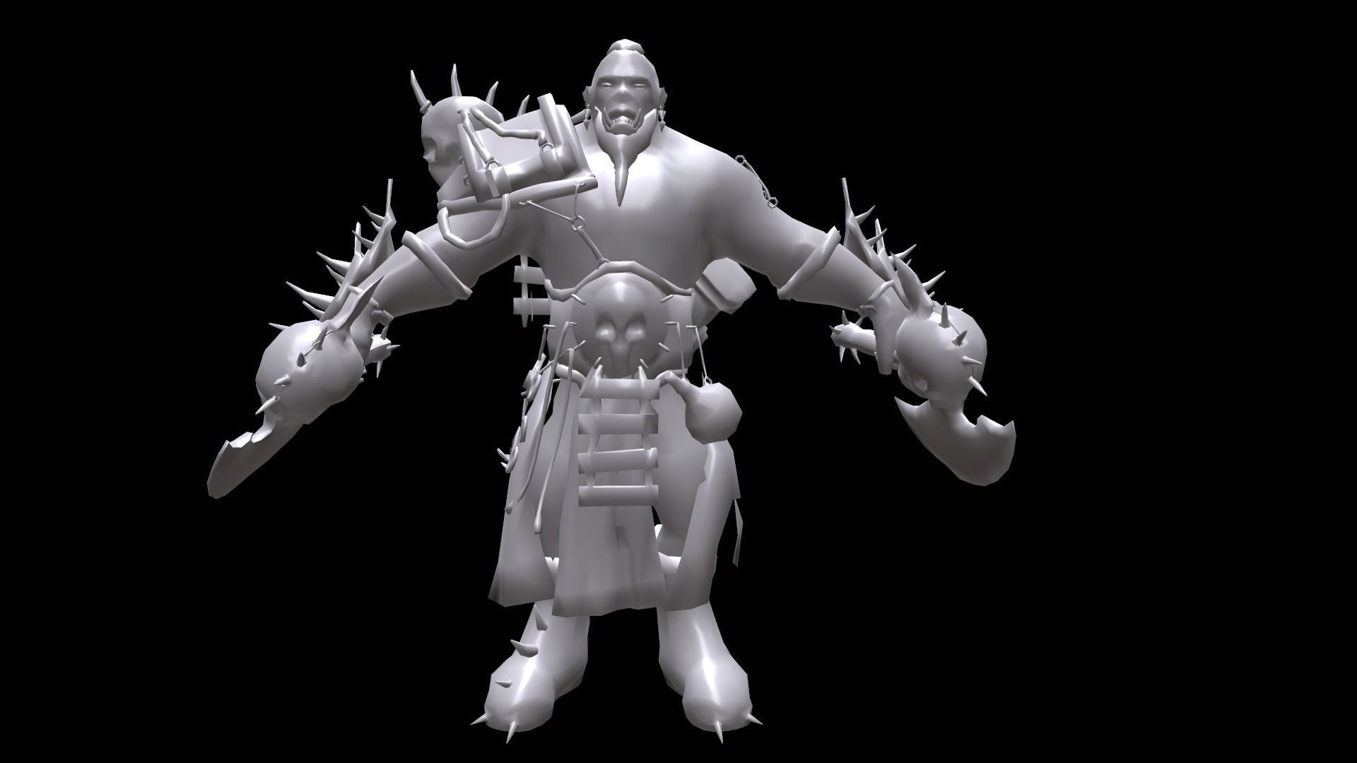 Packing fantastic creatures Low-poly 3D model_28