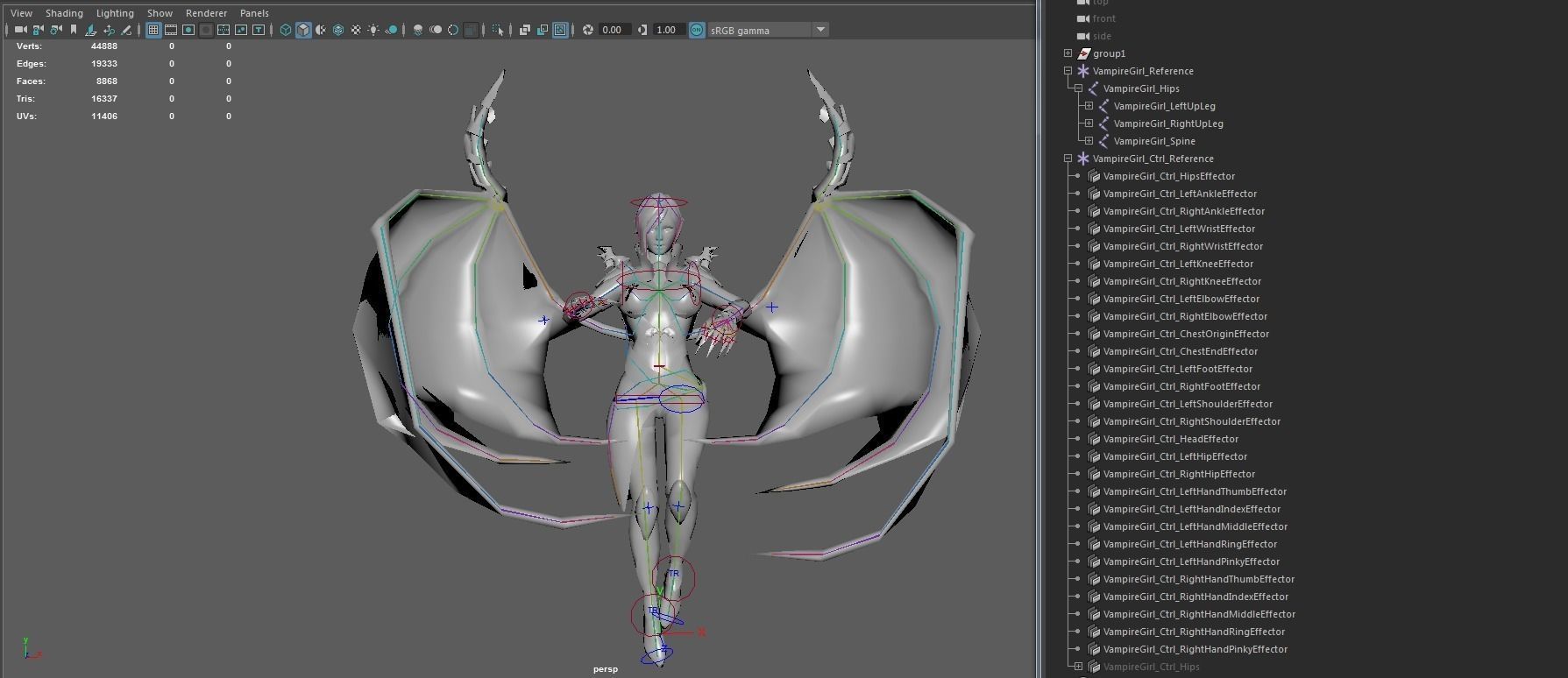 Packing fantastic creatures Low-poly 3D model_14