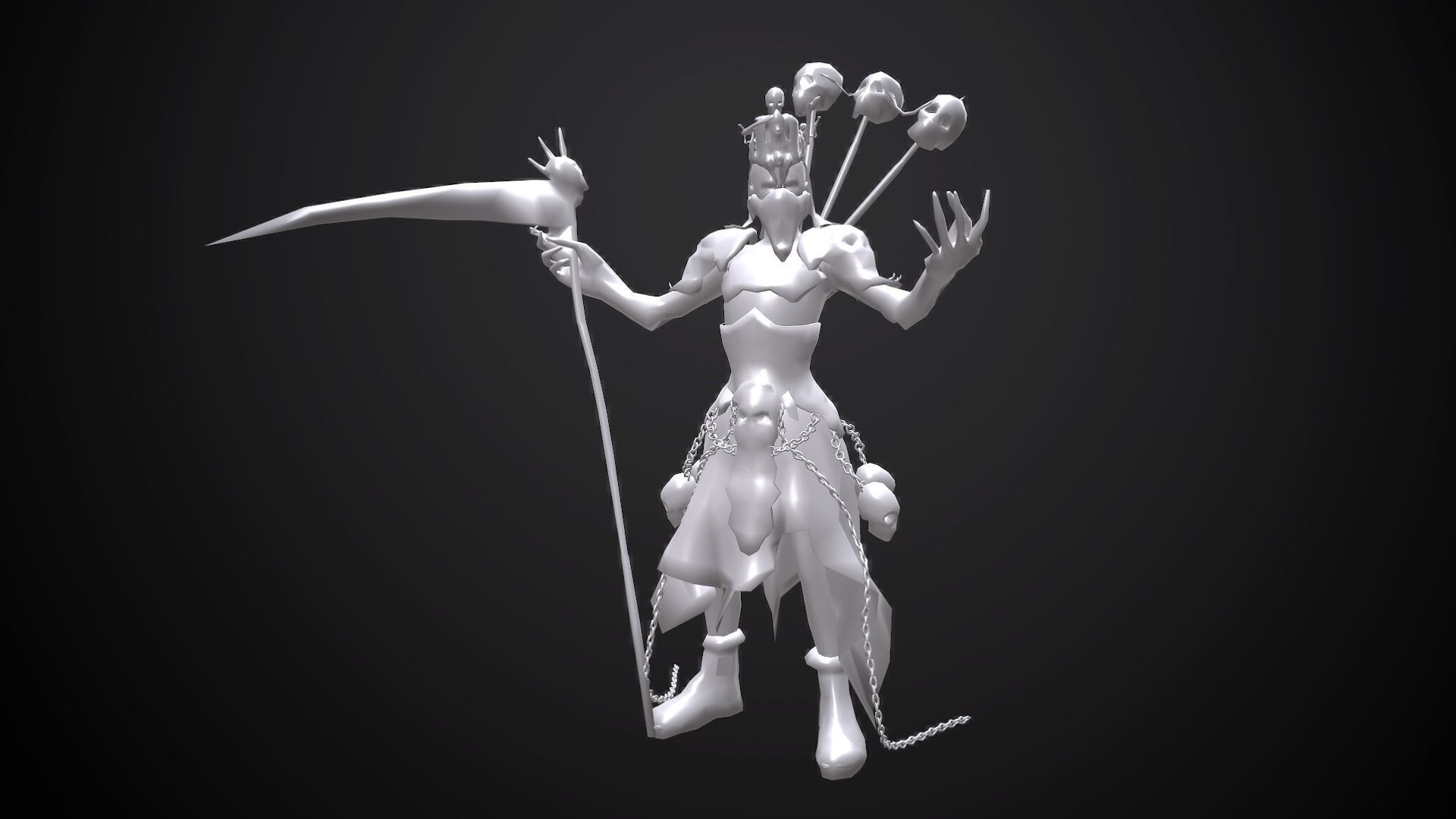 Packing fantastic creatures Low-poly 3D model_26