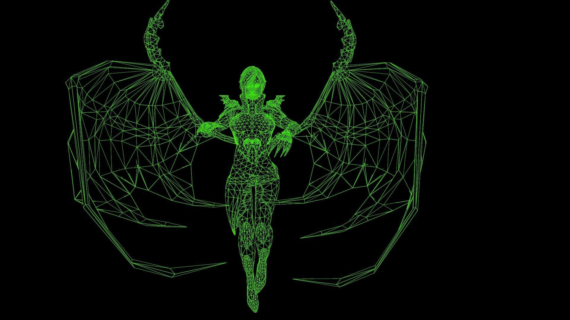 Packing fantastic creatures Low-poly 3D model_22