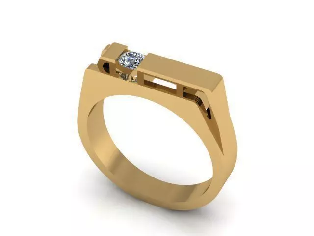 Ring R0102 3D print model_0