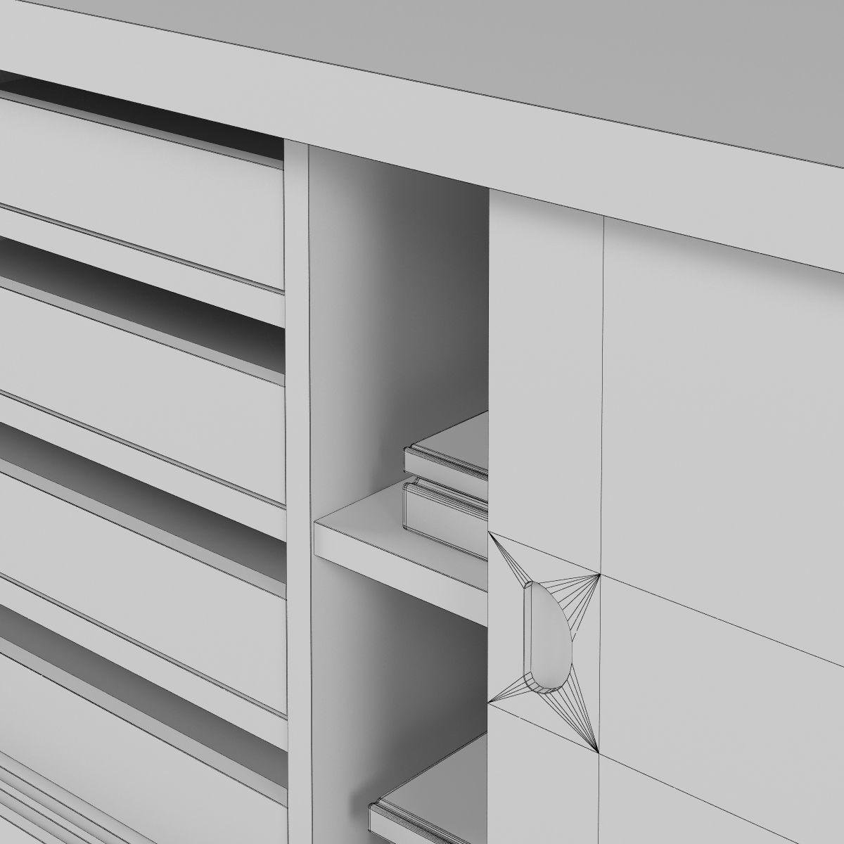 Grand sideboard brand dk3 3D model_5