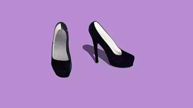 zapatos de tacon premium 3d 3D model