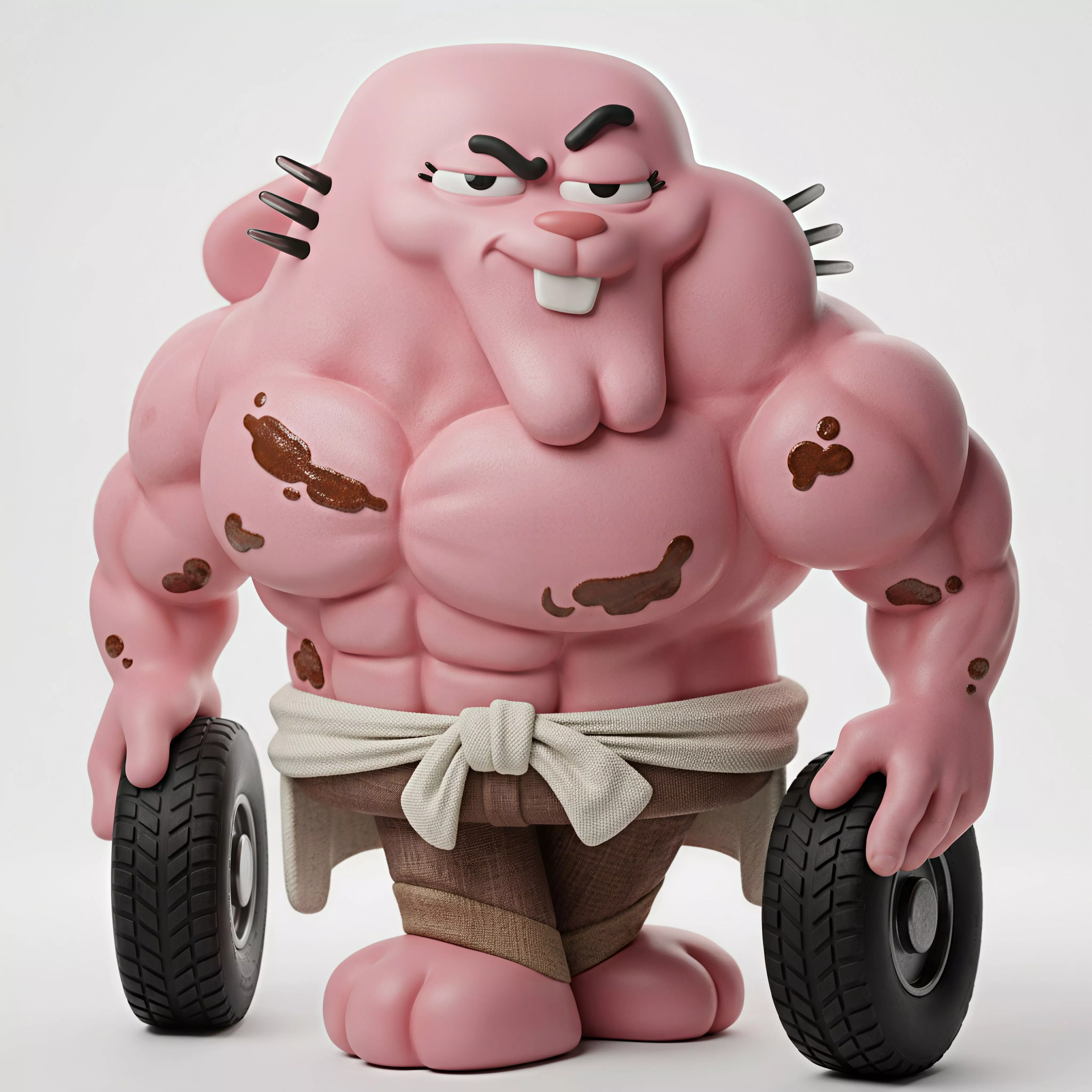 Muscular Richard Watterson The Amazing World of Gumball 3D print model