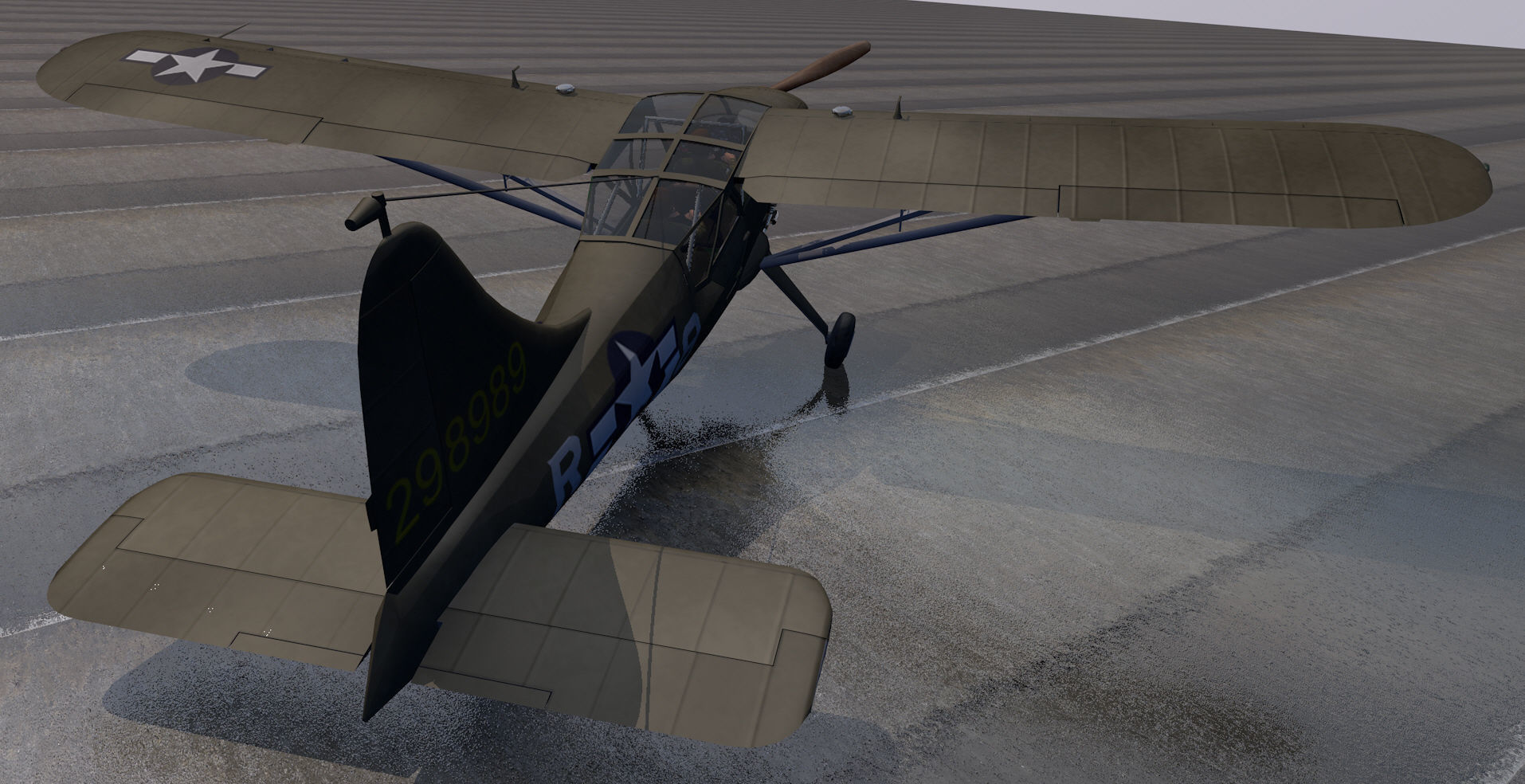 Stinson L-5 Sentinel 3D model_2