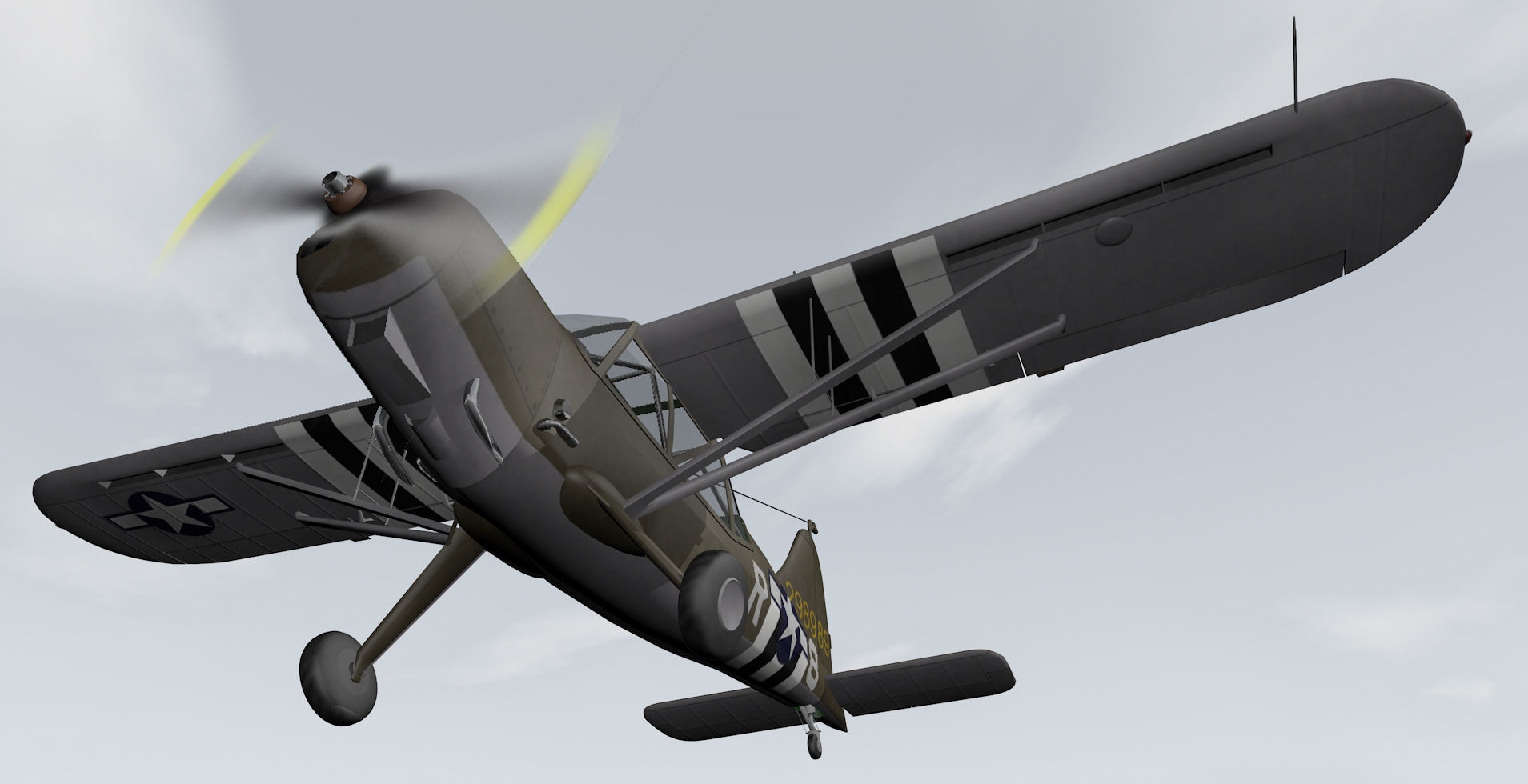 Stinson L-5 Sentinel 3D model_8
