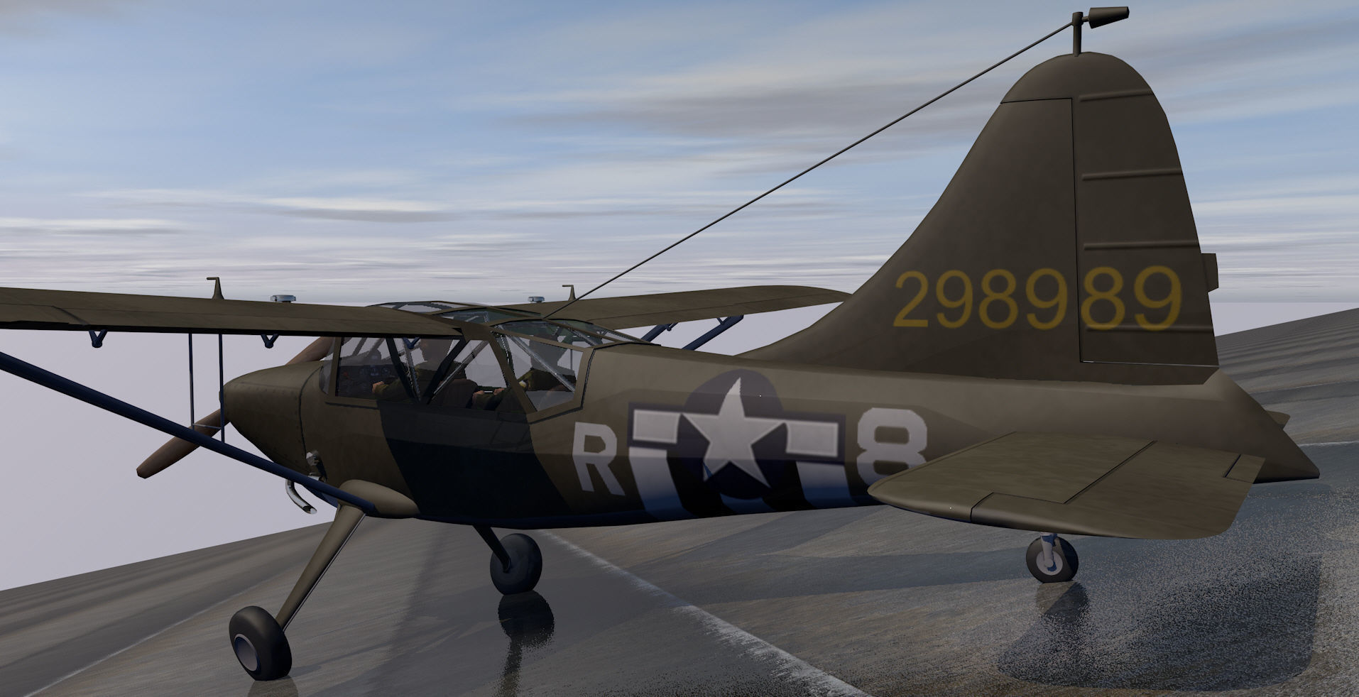 Stinson L-5 Sentinel 3D model_4