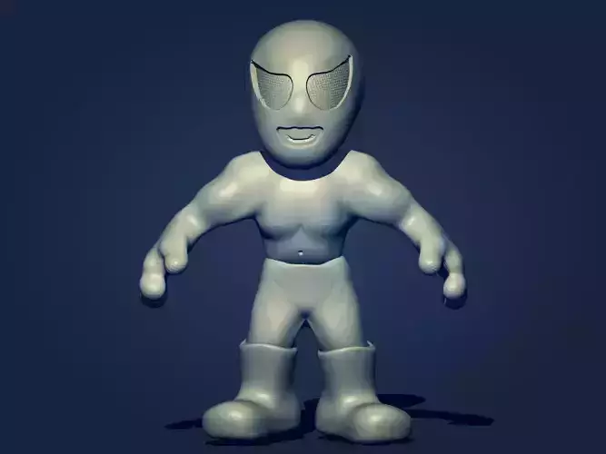 Luchador humanoid figure