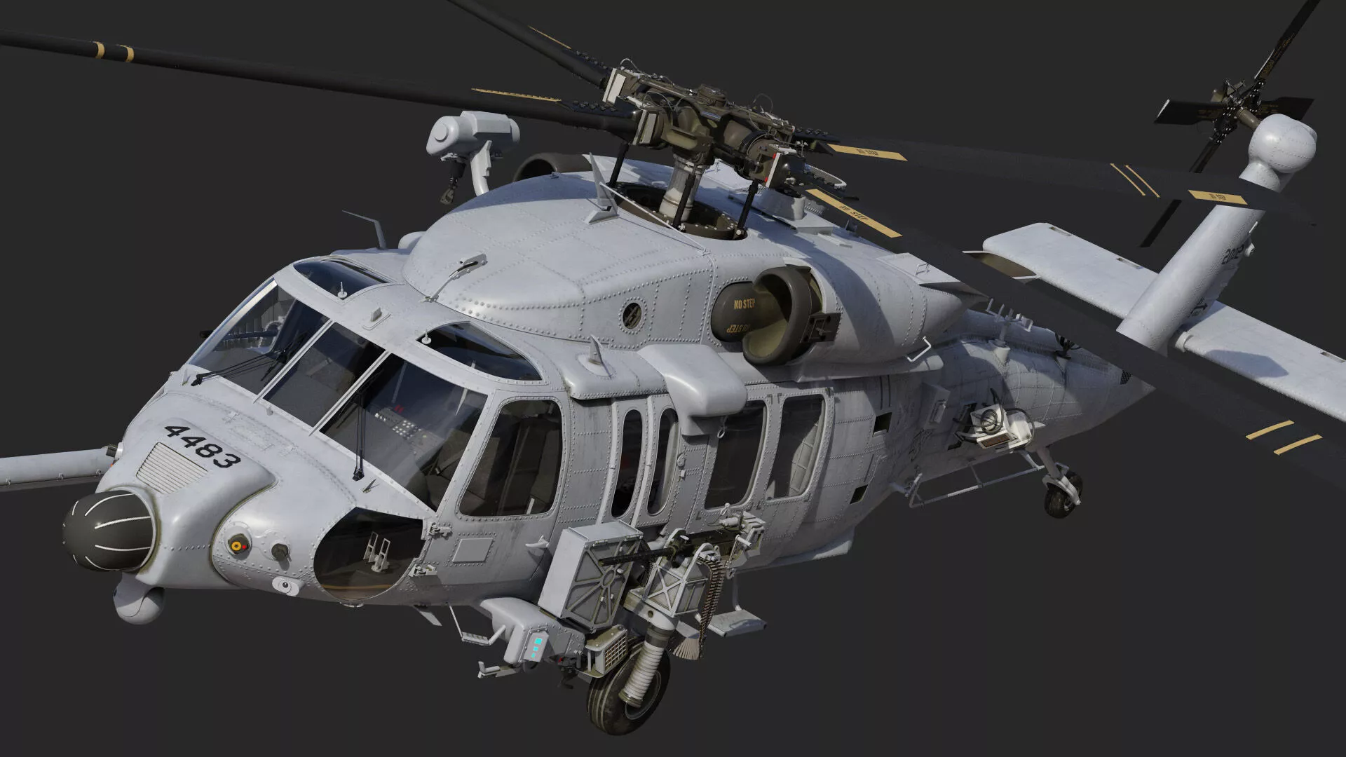 Sikorsky HH 60 Pave Hawk Rigged 3D model