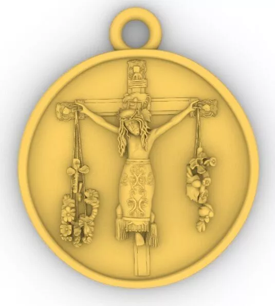 Medalla Sr de los Temblores 3D print model