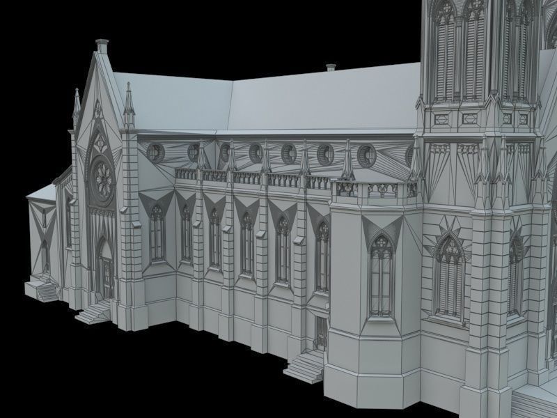 Igreja Matriz Sao Luiz Gonzaga 3D model_15