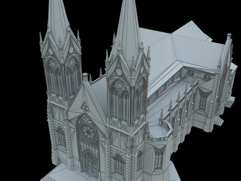 Igreja Matriz Sao Luiz Gonzaga 3D model_18