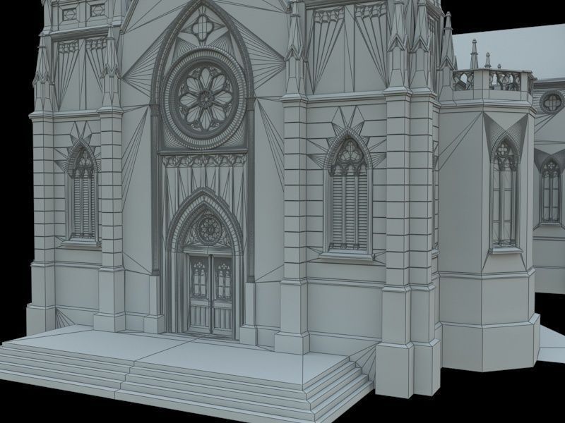Igreja Matriz Sao Luiz Gonzaga 3D model_14