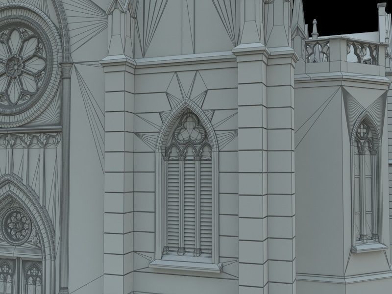 Igreja Matriz Sao Luiz Gonzaga 3D model_19