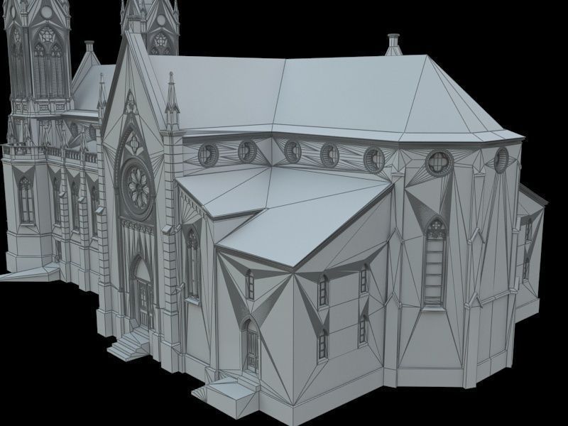 Igreja Matriz Sao Luiz Gonzaga 3D model_17